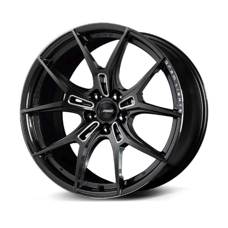 Gram Lights — Gram Lights 57FXZ 19x9.5 +25 5x112 Super Dark Gunmetal and Machining Rim Edge DC Wheel - view 1