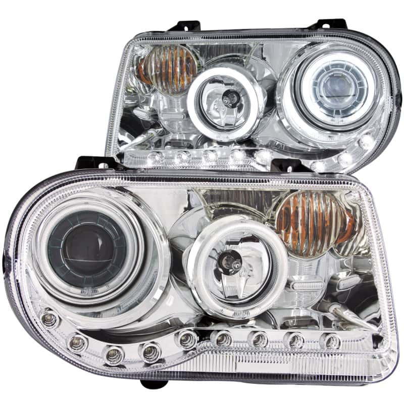 ANZO — ANZO 2005-2010 Chrysler 300C Projector Headlights w/ Halo Chrome (CCFL) G2
Head Light Set
HdLtSet - view 2