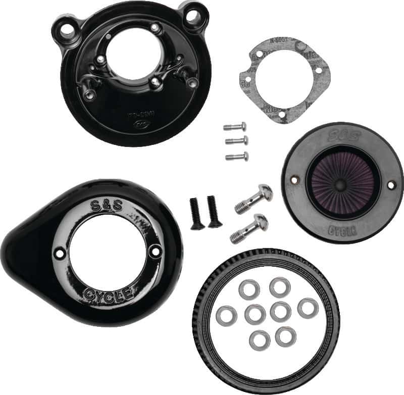 S&S Cycle — S&S Cycle 2007+ XL Models Stealth Air Stinger Kit w/ Gloss Black Teardrop - view 2