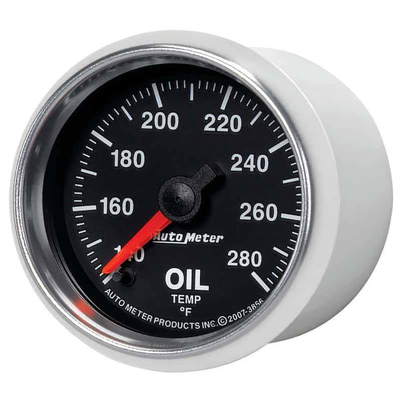 AutoMeter — Autometer GS Series 2-1/16in Oil Temperature Gauge 140-280 Degrees Electric Full Sweep
2-1/16" OIL TEMP, 14 - view 8