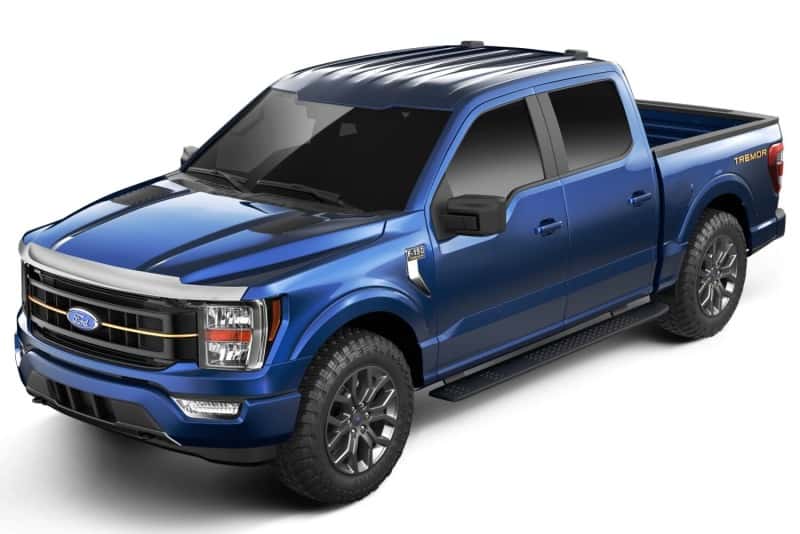 Husky Liners — Husky Liners 21-25 Ford F-150 (Tremor/Platinum/King Ranch) Aeroskin - Chrome
Hood Shields - view 6