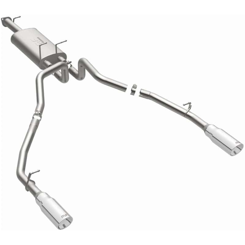 Magnaflow — MagnaFlow 2019 Ram 1500 V8 5.7L (Excl. Tradesman) Polished 3in 409SS Cat-Back Exhaust System
Cat-Back - view 3