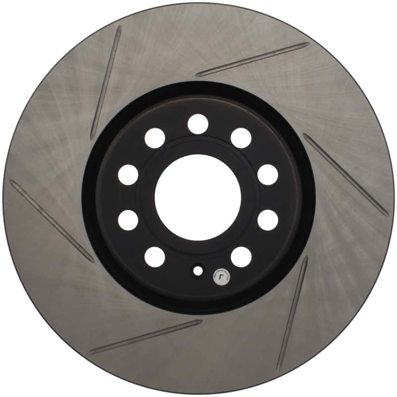 Stoptech — StopTech Power Slot 06-10 Audi A3 / 08-10 TT / 06-09 VW GTI Mlk V/Passat Right Front Slotted Rotor
Sport Slotted Rotor
Disc Brake Rotor - view 1