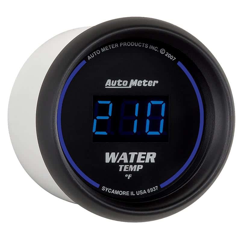 AutoMeter — Autometer Cobalt Digital 52.4mm Black 0-300 deg F Water Temperature Gauge
GA 2" WTEMP 340F CBD - view 4