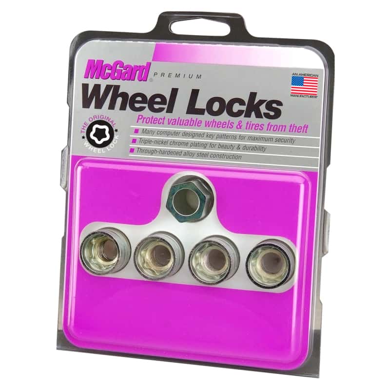 McGard — McGard Wheel Lock Nut Set - 4pk. (Under Hub Cap / Cone Seat) M14X2.0 / 13/16 Hex / .893in. Length - view 3