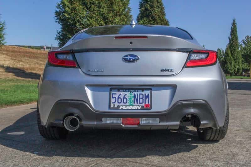 Perrin Performance — PERRIN 22-26 Subaru BRZ / Toyota GR86 Axle Back Exhaust SS (Single Side Exit w/Helmholtz Chamber) - view 18