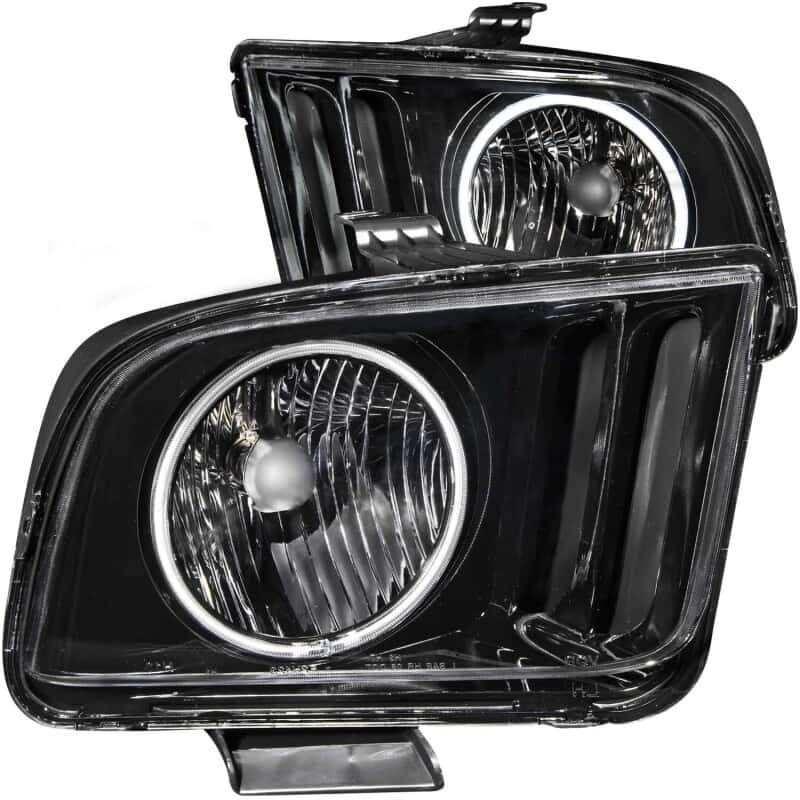 ANZO — ANZO 2005-2009 Ford Mustang Crystal Headlights w/ Halo Black (CCFL)
Head Light Set
HdLtSet - view 3