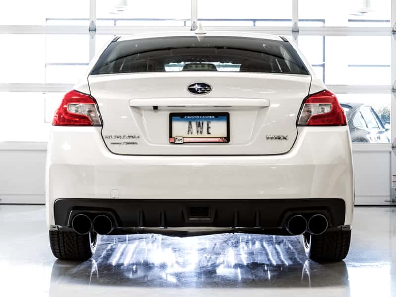 AWE Tuning — AWE Tuning Subaru WRX/STI VA/GV Sedan Track Edition Exhaust - Diamond Black Tips (102mm)
Track Exhaust - view 5
