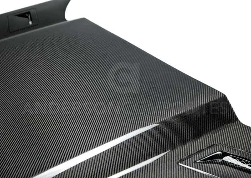 Anderson Composites — Anderson Composites 15-17 Ford Mustang (Excl. GT350/GT350R) Type-G Double Sided Hood - view 6