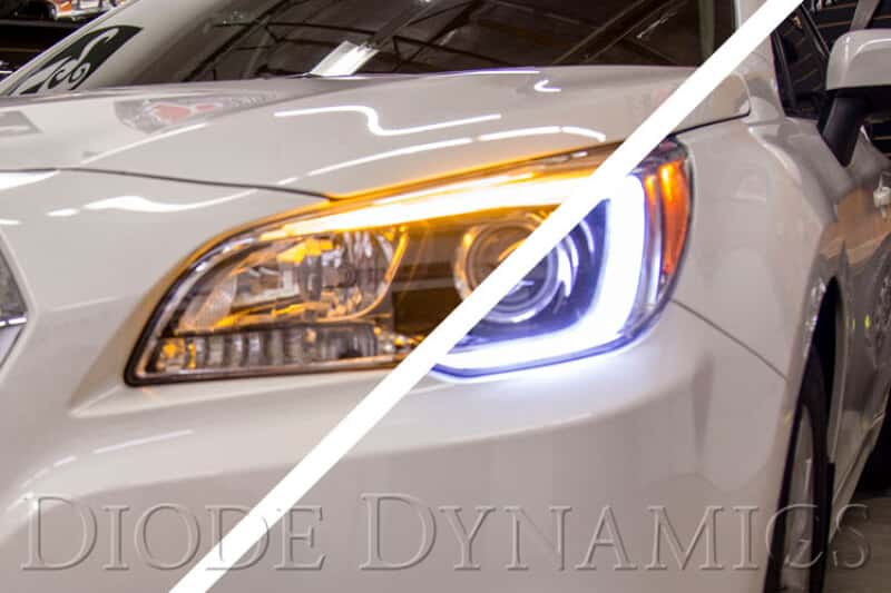 Diode Dynamics — Diode Dynamics 15-17 Subaru Legacy/Outback C-Light Switchback LED Halos - view 2