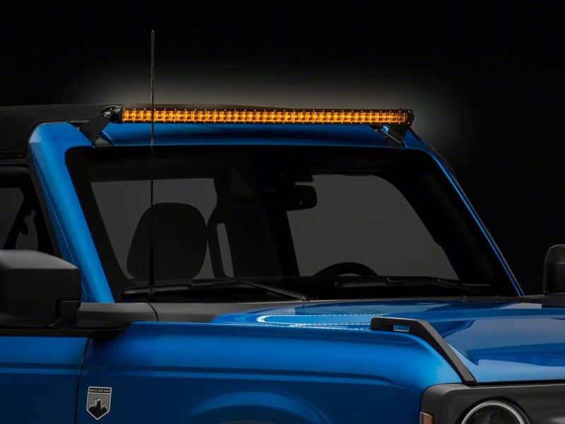 Raxiom — Raxiom 21-23 Ford Bronco Axial 40-In 240w White/Amber Combo LED Light Bar w/ WSHLD Mounting Brackets
Lights - view 7