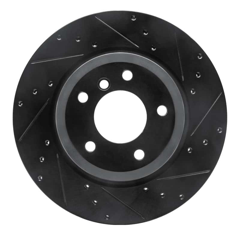 R1 Concepts — R1 11-16 BMW Z4 Rear Right Drilled & Slotted Black Brake Rotor
R1 Brake Rotor Drill - view 1