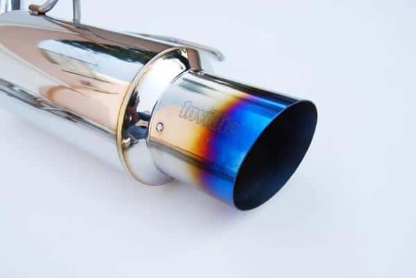 Invidia — Invidia 92-99 Honda Civic EX/SI Models Only Coupe 60mm (101mm tip) Titanium Tip Cat-Back Exhaust - view 2