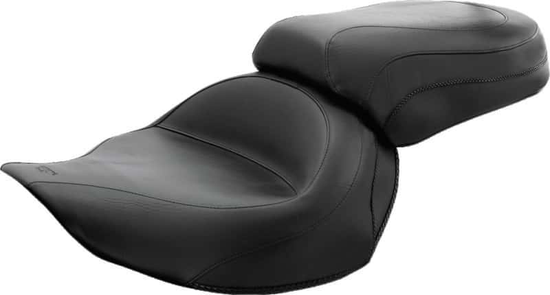 Mustang Motorcycle — Mustang 06-15 Yamaha Roadliner & Stratoliner Wide Touring Solo Seat - Black - view 1