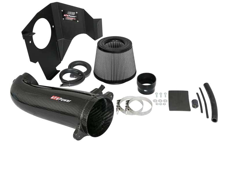 aFe — aFe POWER Magnum FORCE Carbon Fiber Stage 2 Track Series Pro Dry S CAIS - 11-18 Dodge Challenger V8
Track Series Intake - view 8