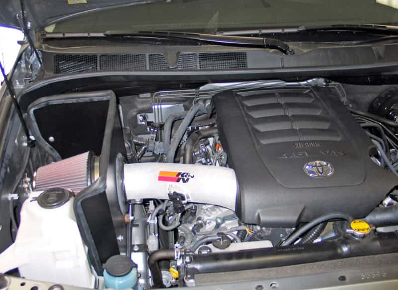 K&N Engineering — K&N 10-11 Toyota Tundra/Sequoia 4.6L V8 High Flow Performance Intake
Performance Air Inta
Air Intake System - view 4