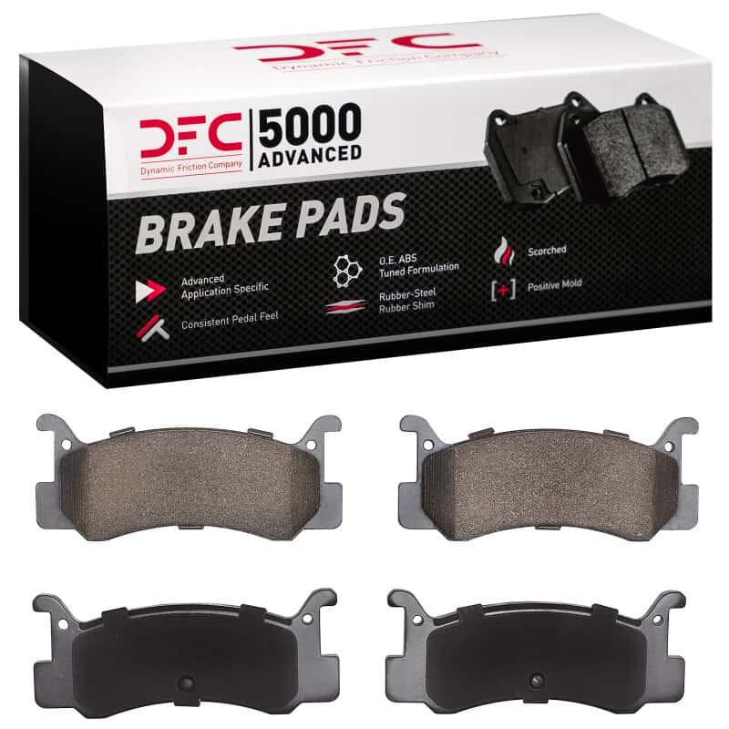 DFC — DFC 87-95 Mazda 323 Rear 5000 Advanced Semi Metallic Brake Pads
DFC Brake Pad Set - view 1