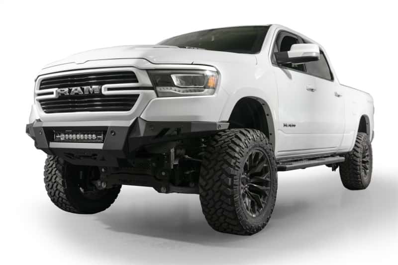 Addictive Desert Designs — Addictive Desert Designs 19-24 RAM 1500 Black Label Front Bumper
Bumper- Front - view 7