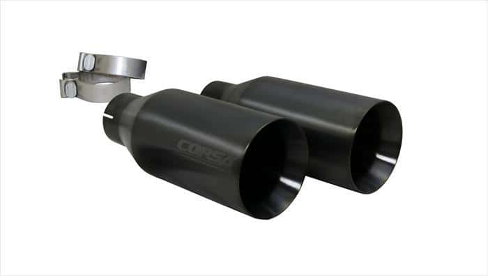 CORSA Performance — Corsa 2017-20 Ford F-150 Raptor 3in Inlet / 5in Outlet Gunmetal PVD Tip Kit (For Corsa Exhaust Only)
Exhaust - view 5