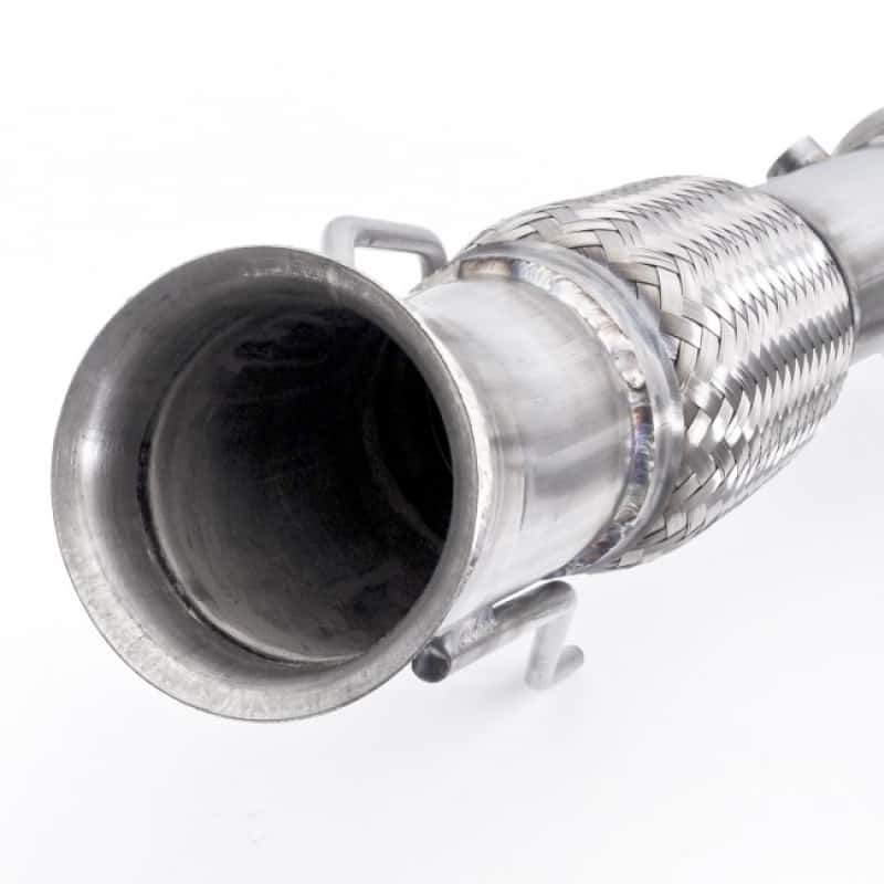 Stainless Works — Stainless Works 2016-18 Ford Focus RS 3in High-Flow Cats Downpipe Factory Connection
Exhaust System - view 14
