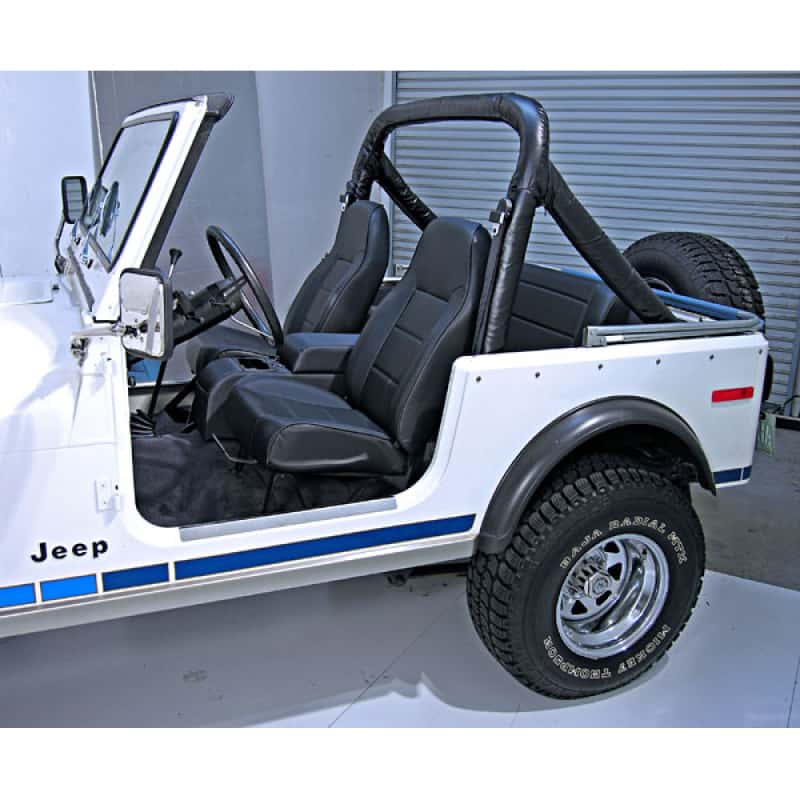 Rugged Ridge — Rugged Ridge High-Back Front Seat Non-Recline Black Denim 76-02 CJ&
OFFROAD_SEATS
Seat - view 2