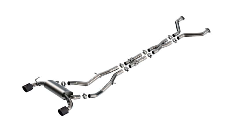Borla — Borla 23-24 Nissan Z 2.5in S-Type Cat Back Exhaust 4.5in Tip - Carbon Fiber Black Anodized
Cat-Back System - view 1