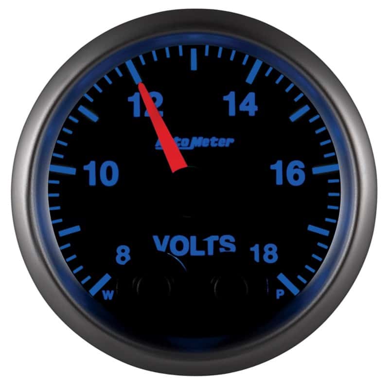 AutoMeter — Autometer Elite 52.4mm Peak & Warn w/ Electronic Control 8-18 Volt Voltmeter
GA 2" VOLT 18V ELITE - view 11