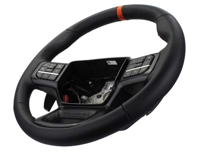 Ford Racing — Ford Racing 2021+ F-150 Raptor Steering Wheel Kit - Black - view 5