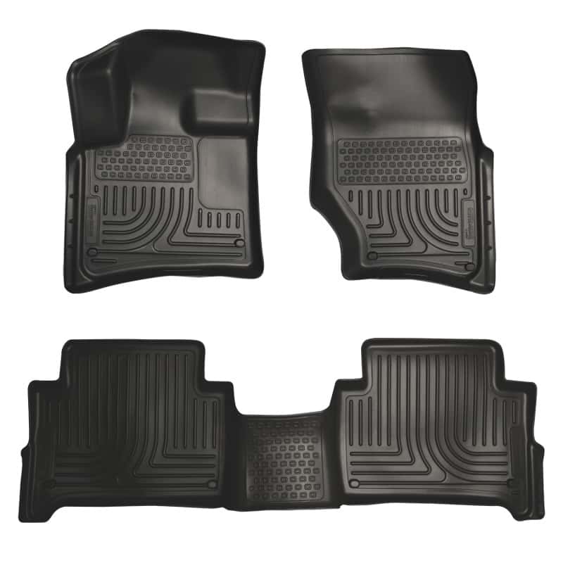 Husky Liners — Husky Liners 07-14 Audi Q7 Weatherbeater Black Front & 2nd Seat Floor Liners
Floor Liners - view 1