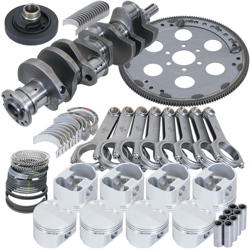 Eagle — Eagle Oldsmobile 455 4.250in Crank 6.735in H-Beam -5cc Flat Top 4.185in Pistons Balanced Assembly
Bal Str & Strip Assy - view 1