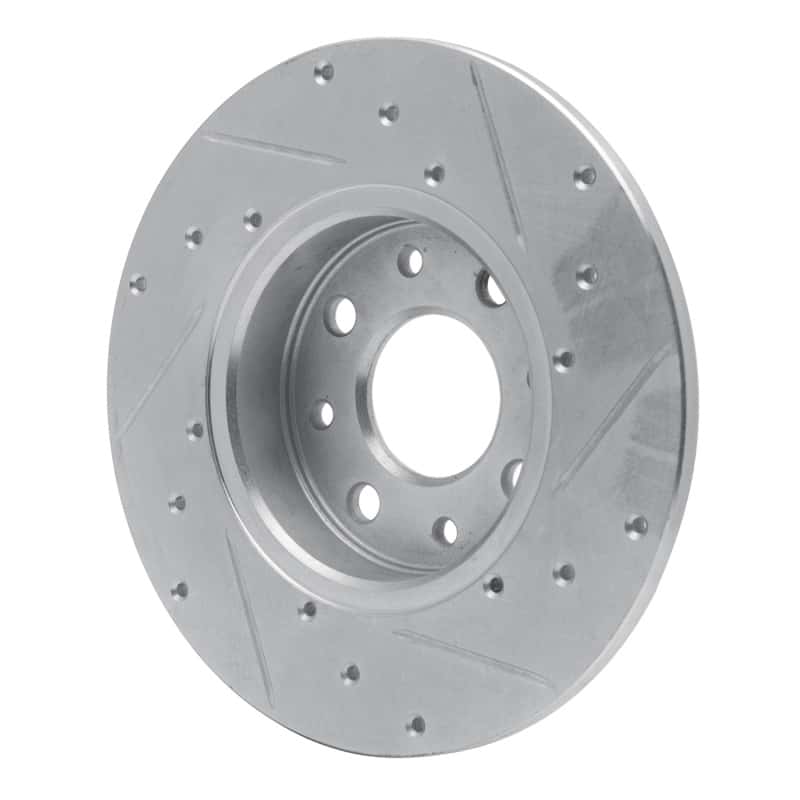R1 Concepts — R1 13-19 Fiat 500E Rear Left Drilled & Slotted Silver Brake Rotor
R1 Brake Rotor Drill - view 4