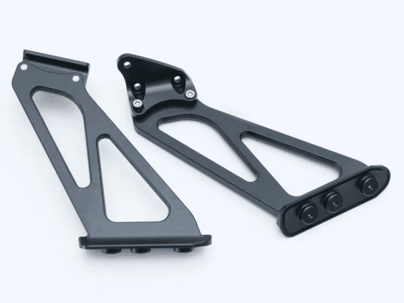 Cusco — Cusco 23+ Honda Civic Type-R (FL5) Bolt-on/OE Replacement High Position Rear Wing Stay/Bracket Set - view 2