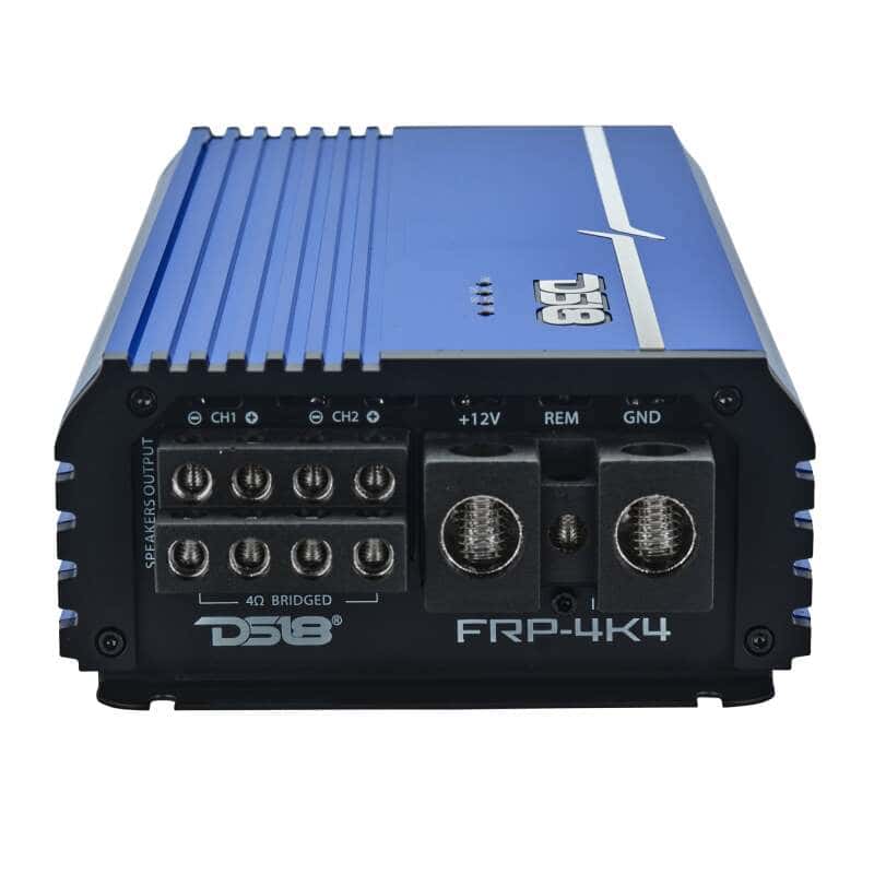DS18 — DS18 4-Channel Class-D Amp Stereo Full-Range 4 x 400 W RMS at4 ohm- Blue - view 2