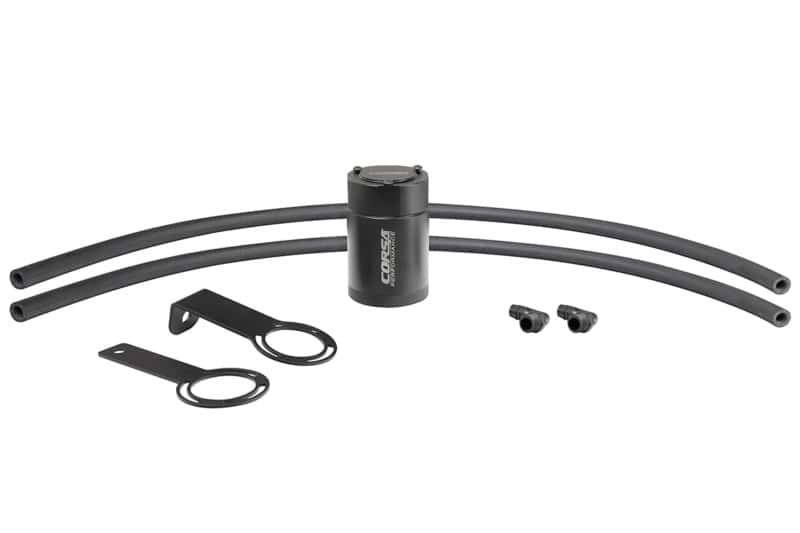 CORSA Performance — Corsa 1/2in Universal 3 oz Aluminum Oil Catch Can with Mounting Brackets
Accessory - view 1