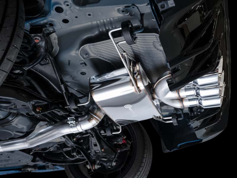 AWE Tuning — AWE Tuning 2023 Honda Civic Type R FL5 Touring Edition Exhaust w/ Triple Chrome Silver Tips
Touring Exhaust - view 3