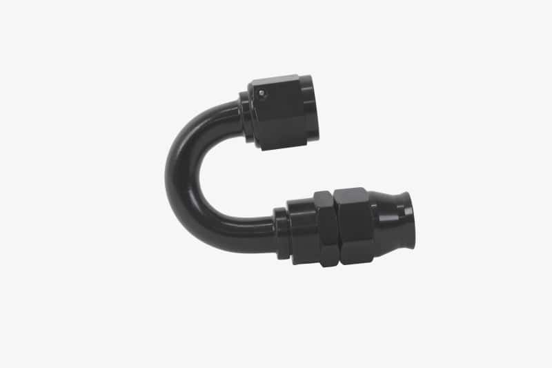 Aeromotive — Aeromotive PTFE Hose End - AN-08 - 180 Deg - Black Anodized
Hose End - view 1