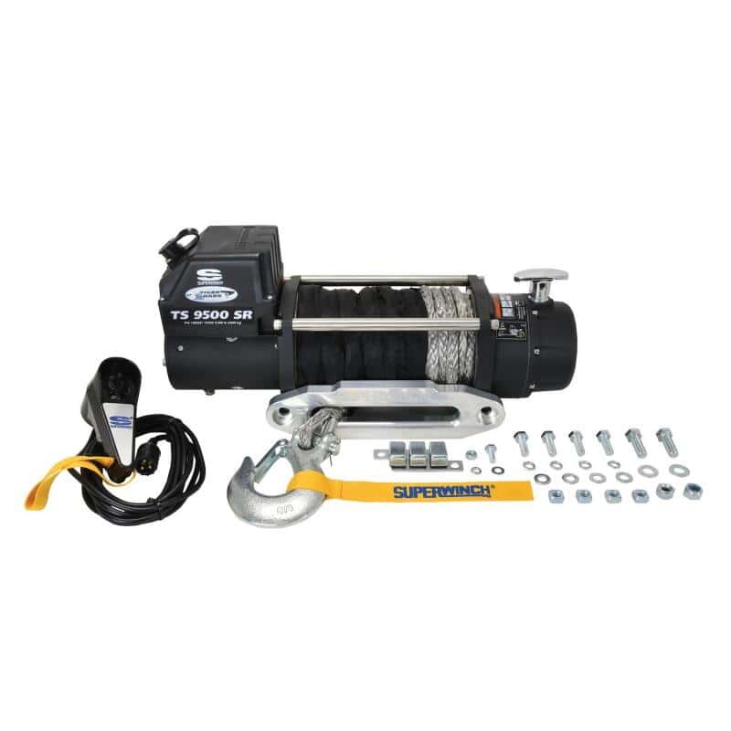 Superwinch — Superwinch 9500 LBS 12V DC 3/8in x 80ft Synthetic Rope Tiger Shark 9500 Winch
Winch - view 17