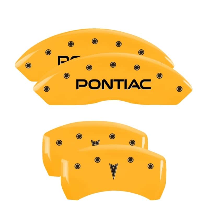 MGP — MGP 4 Caliper Covers Engraved Front Pontiac Rear Arrow Yellow Finish Blk Char 2009 Pontiac Solstice
Caliper Covers - view 1