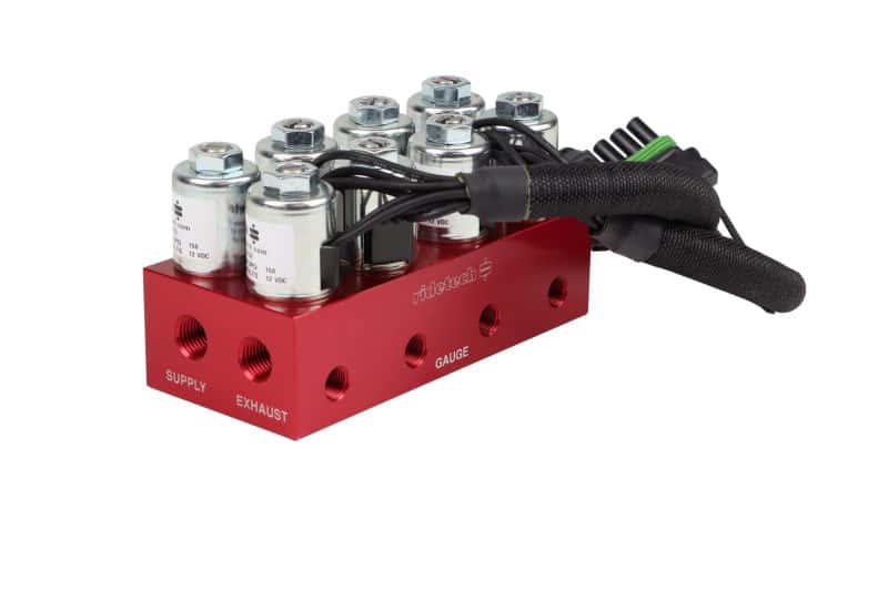 Ridetech — Ridetech RidePro 4-Way Solenoid / Air Valve Block Fittings Not Included
RidePro Valve 4 Way - view 2