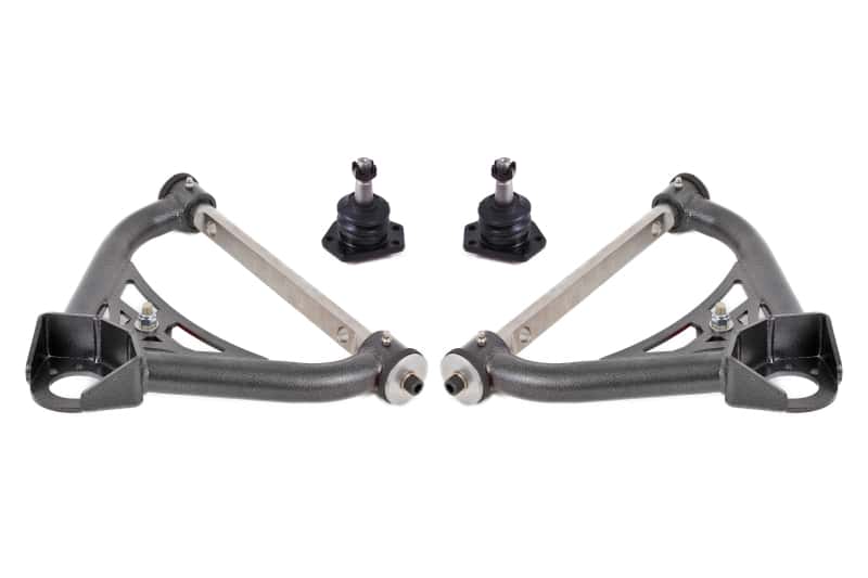 BMR Suspension — BMR 70-81 Chevrolet Camaro A-Arms Upper Non-Adjustable Delrin Std Ball Joint - Black Hammertone
Upper Control Arms - view 1