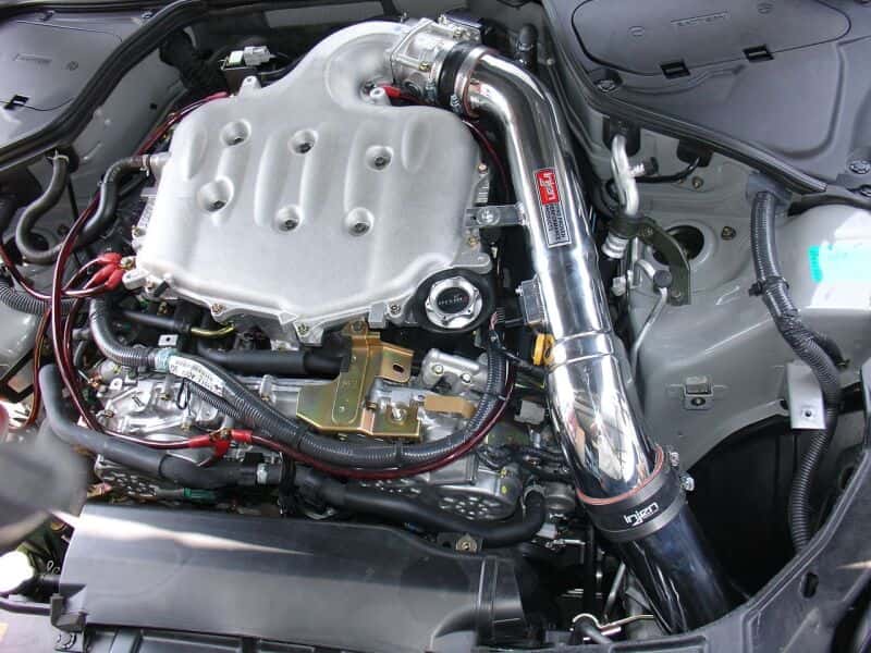 Injen — Injen 03-06 G35 AT/MT Coupe Black Cold Air Intake
Cold Air Intake
Air Intake Kit - view 4