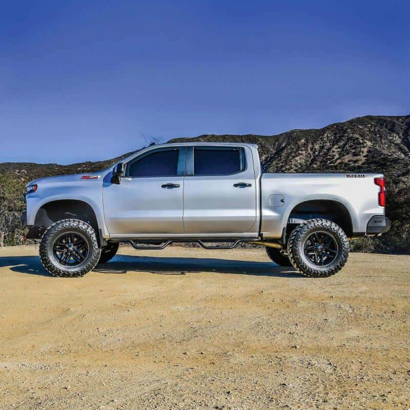 Westin — Westin 19-22 Chevrolet Silverado / GMC Sierra Crew Cab Outlaw Nerf Step Bars - Textured Black
Nerf Drop Step Bars - view 6