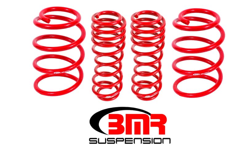 BMR Suspension — BMR 07-14 Shelby GT500 Performance Version Lowering Springs (Set Of 4) - Red
Lowering Springs - view 1