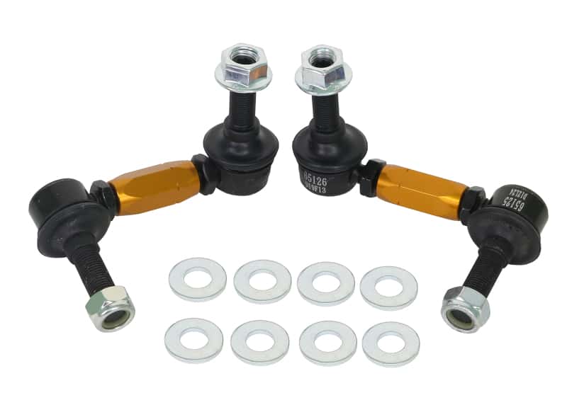 Whiteline — Whiteline 03+ Nissan 350z Z33 / 07-08 Infiniti G35 (Exc AWD) Fr Swaybar-Link Assy HD Adj Steel Ball
Link Kit - view 4