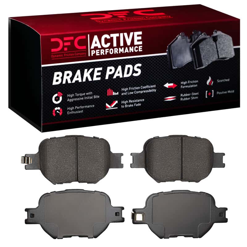 DFC — DFC 00-10 Scion TC Front Active Performance Pads - Low Metallic
DFC Brake Pad Set - view 4
