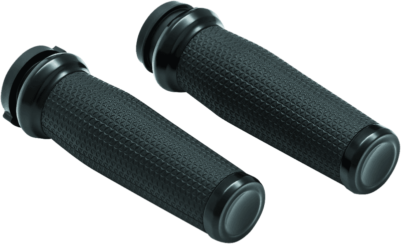 Kuryakyn — Kuryakyn Thresher Grips Throttle-By-Wire Black - view 1