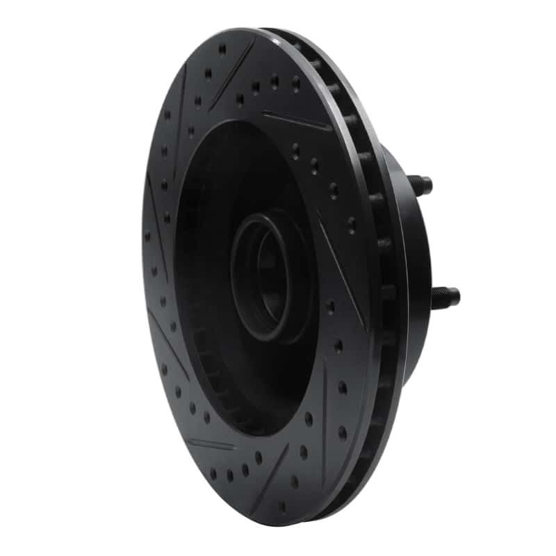 R1 Concepts — R1 86-92 Jeep Cherokee Front Right Drilled & Slotted Black Brake Rotor
R1 Brake Rotor Drill - view 4