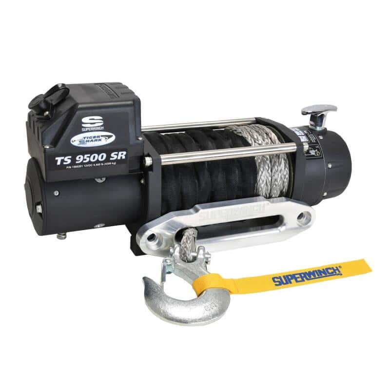 Superwinch — Superwinch 9500 LBS 12V DC 3/8in x 80ft Synthetic Rope Tiger Shark 9500 Winch
Winch - view 15