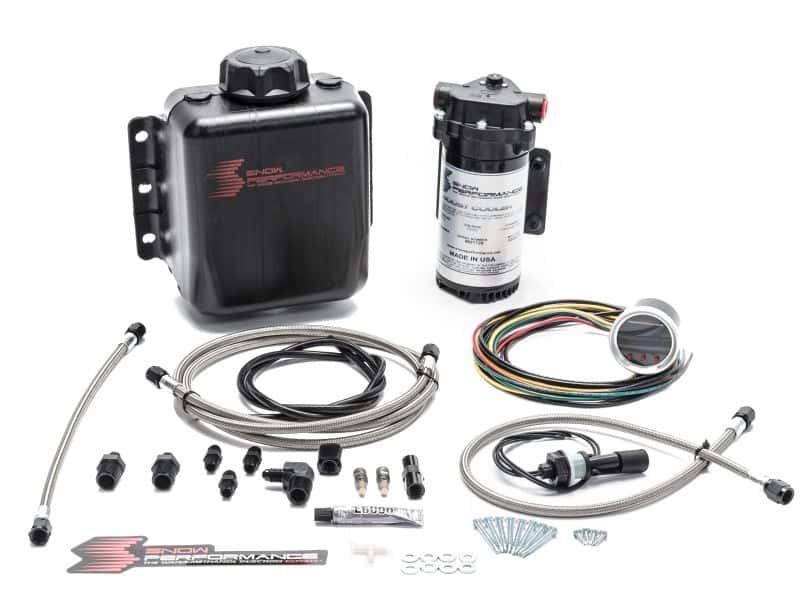 Snow Performance — Snow Performance Stg 2 Boost Cooler F/I Prog. Water Injection Kit (SS Braided Line 4AN Fittings)
Water/Meth Inject Kt - view 1