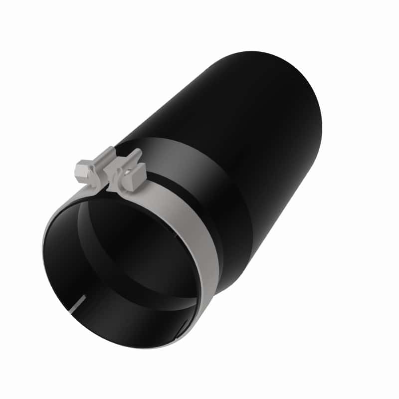 Magnaflow — MagnaFlow Tip Stainless Black Coated Single Wall Round Single Outlet 6in Dia 5in Inlet 13in L
Stainless Steel
Exhaust Tip - view 14